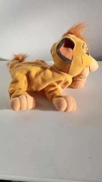 Disney Vintage Simba promotional bean bag soft toy plush NEW with tags 2