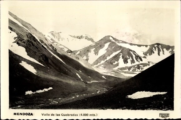 Ak Mendoza Argentinien, Valle de las Quebradas - 3894576