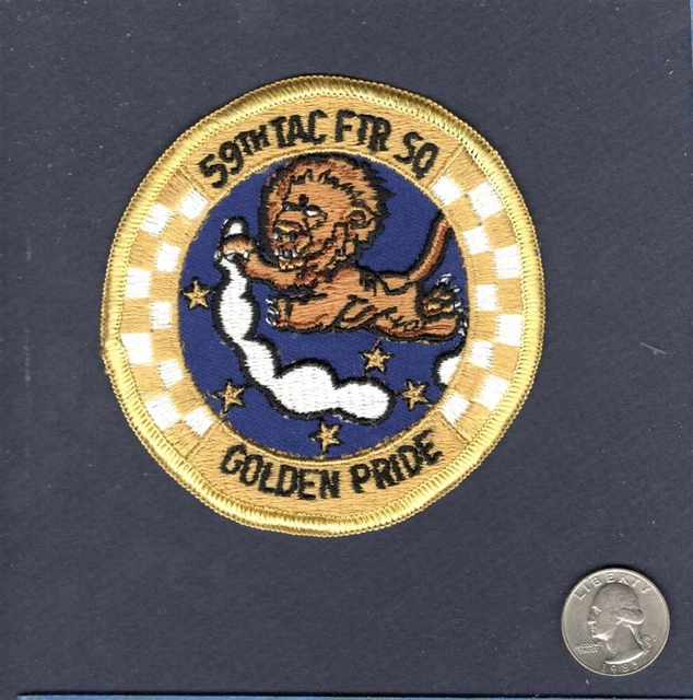 ORIGINAL 59TH FS USAF F15 EAGLE Fighter Squadron Patch 7.99 PicClick