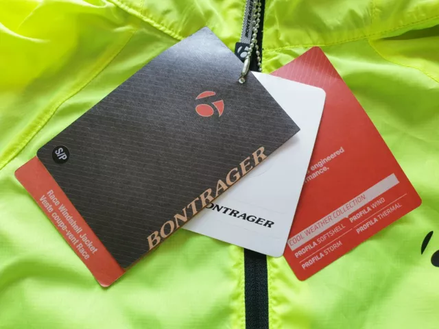 Bontrager Race Windshell Jacket Lightweight Packable Cycling Wind Jacket Men's S 2
