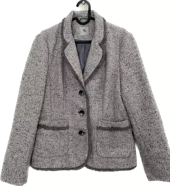 Collarless denim jacket sainsburys online
