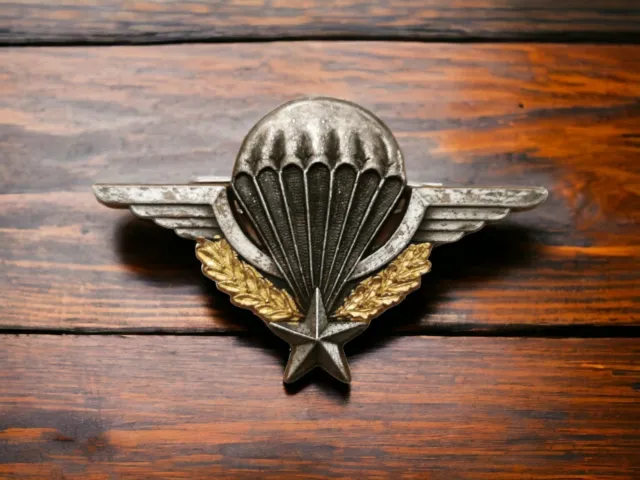 BREVET PARA : insigne métallique de brevet parachutiste de fabrication Ballard