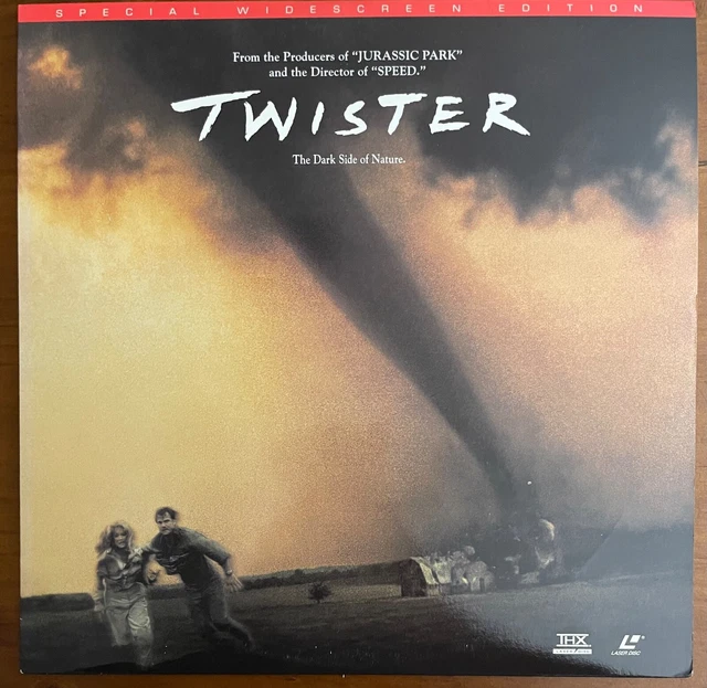 TWISTER - Helen Hunt & Bill Paxton - Rare THX Certified Laserdisc Movie 1996