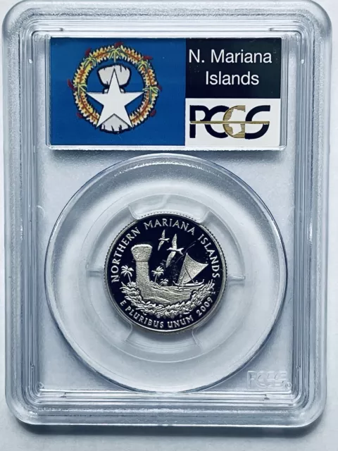 2009-S Northern Mariana Islands Territorial Quarter PCGS PR69DCAM 2