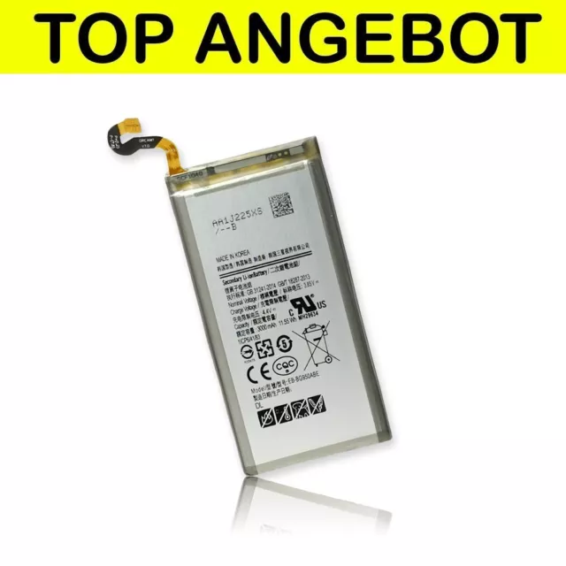 Akku für Original Samsung Galaxy S8 G950F Akku Batterie Accu Battery EB-BG950ABE