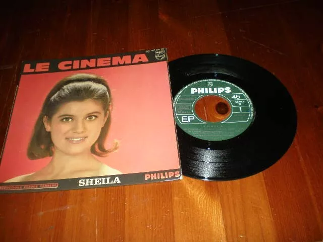 SHEILA - Disco Extended Play a 45 giri con 4 brani "LE CINEMA"- PHILIPS - 1966 -