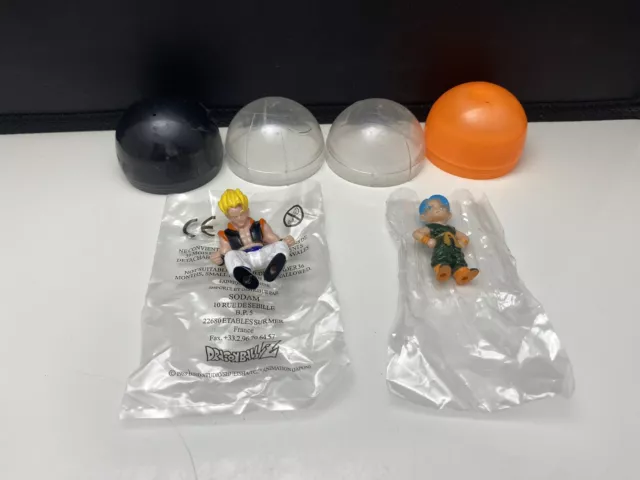 🔥 LOT de 2  figurines Dragon Ball Gashapon AB Toys 1989 Vintage collection N5