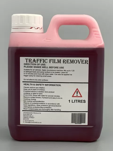 1L Verkehrsfolienentferner Caustic TFR Entfetter Reiniger Schwerlast 1 Liter