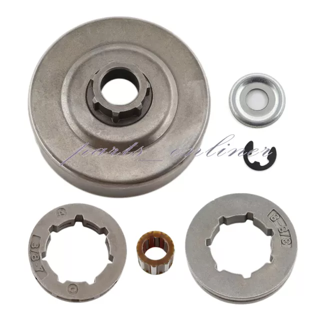 3/8" Clutch Drum Sprocket Rim Kit For Stihl MS290 029 MS390 039 MS310 Chainsaw