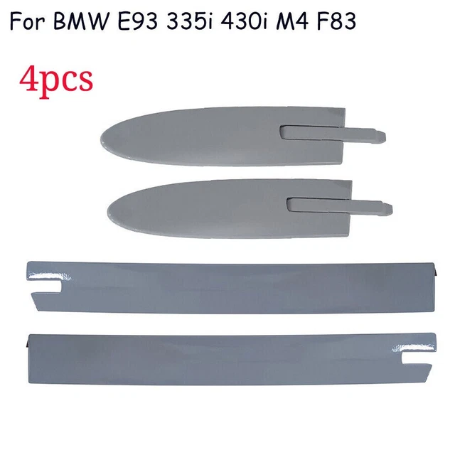 Set di 4 copricerniere tetto grigio per E93 335i 430i M4 F83 convertibile