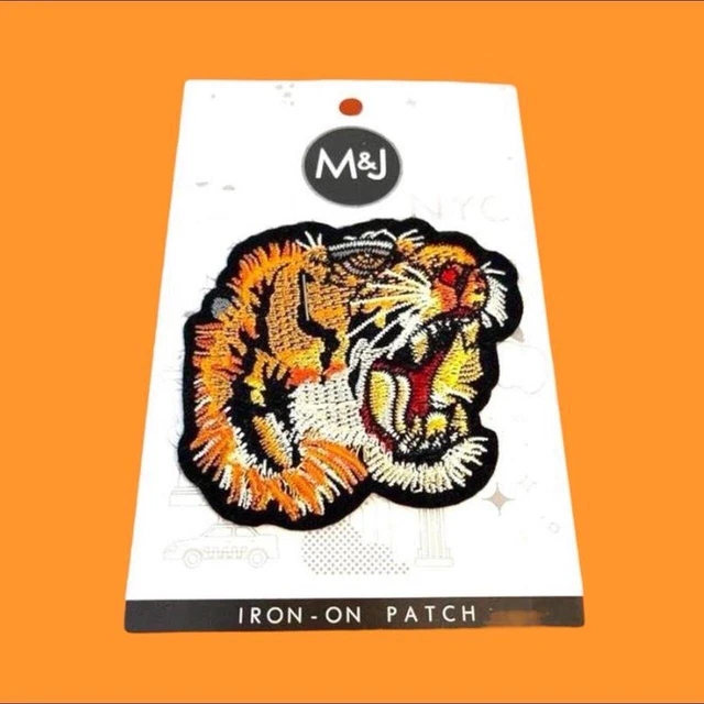 Tiger Iron On Patch