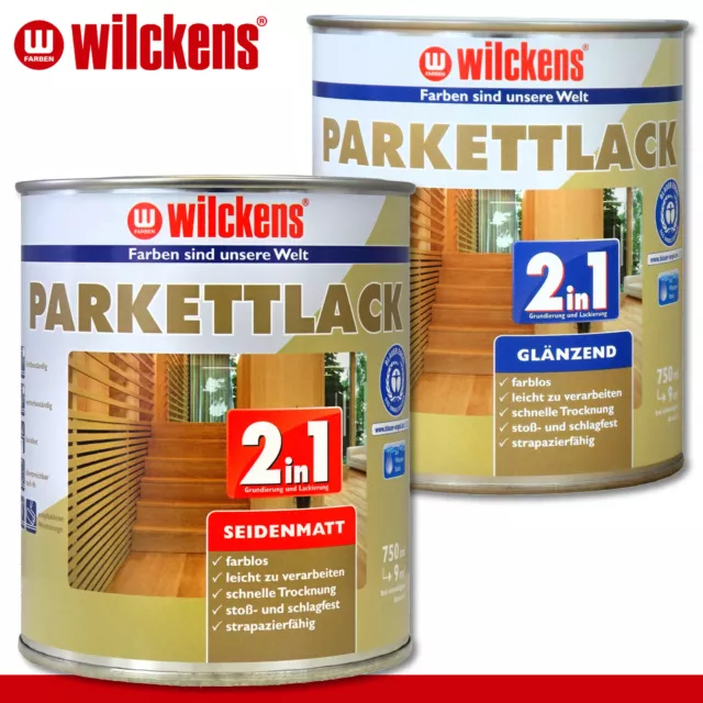 Wilckens 750ML Laca de Parquet Seda Mate O Brillante a Elección