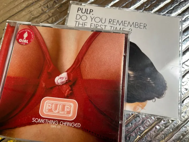 Pulp: Do You Remember The First Time? + Something Changed - Two CD singles