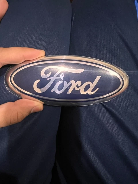 thumbnail image 2 of Glossy Blue Ford Focus Mk3 Rear Badge Emblem – 2011-2014, Cmax Compatible, 14.5cm X 5.8cm, Aluminum 2 of 6