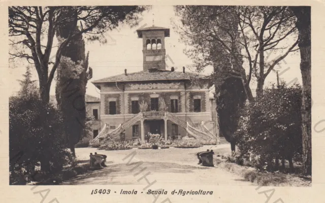 Cartolina *13 Imola Bologna Emilia Romagna Scuola D'agricoltura Viaggiata 1931