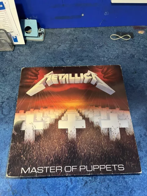 Metallica: Master Of Puppets, 1986, Music For Nations, A3/B3