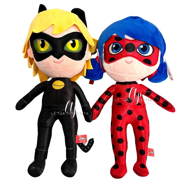PELUCHE MIRACULOUS LADYBUG et Cat 45 80cm Ladybird Poup e Souple