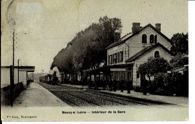 (S-31695) FRANCE - 58 - NEUVY SUR LOIRE CPA GORY Vve ed.