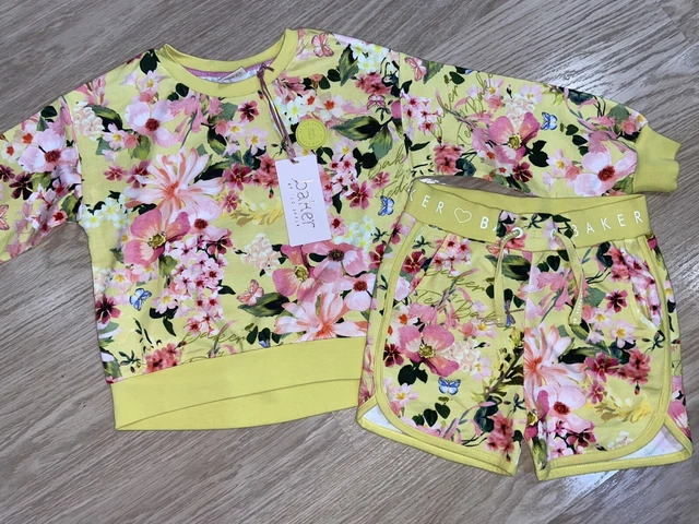 Ted Baker girl rrp£34 2-3 years BNWT sweatshirt and shorts 2 pieces set