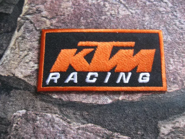 Aufnäher Patch Motorradcross KTM Race GT MX Tuning Racing Motorradsport Biker FX