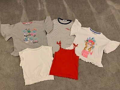 Bundle of girls T-shirt’s from M&S, Zara & River Island, size 9-10 years
