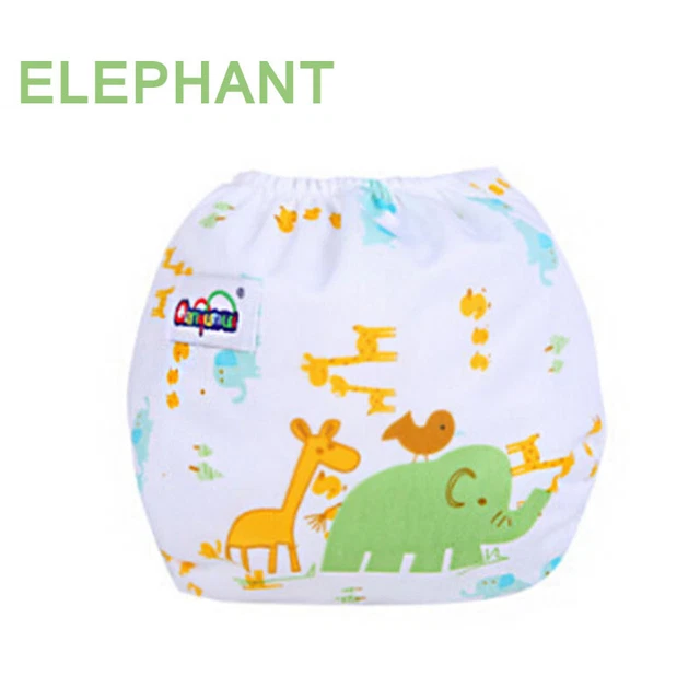 Adjustable Reusable Baby Washable Cloth Diaper Nappies 10pc/5 Diapers+5 INSERTS 8