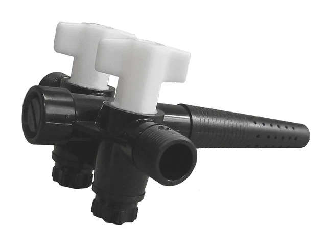 Fass Ale Tap Doppel Bierfass Wasserhahn Fass Fass Wasserhahn Abt Kunststoff 3/4" BSP Gewinde