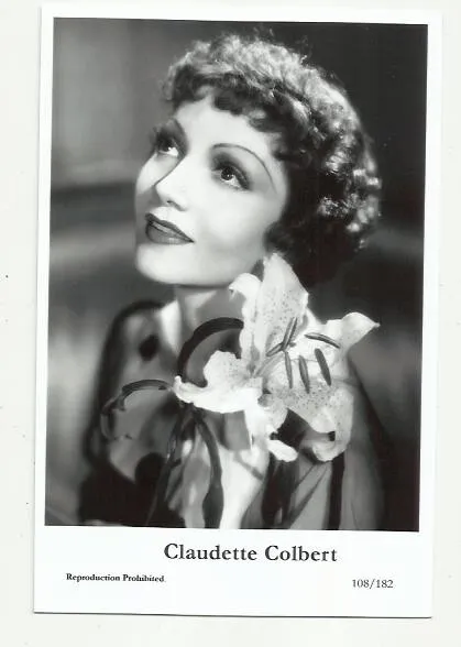 (Bx15) Claudette Colbert Swiftsure Photo Postcard (108/182) Filmstar  Pin Up