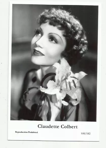 (Bx15) Claudette Colbert Swiftsure Photo Postcard (108/182) Filmstar  Pin Up