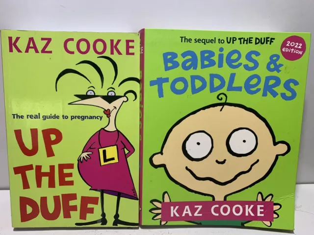 Kaz Cooke bundle Up the Duff and Babies & Toddlers pregnant parenting guide