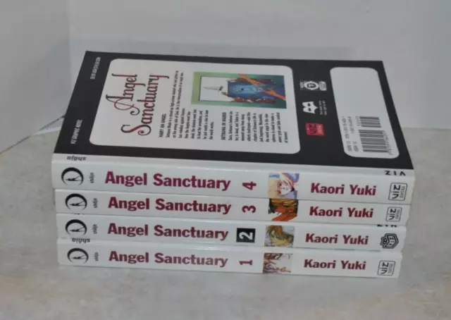 KAORI YUKI Angel Sanctuary S/4 #1-4 PB  Viz Graphic Media SHOJO 2004-2007 MANGA