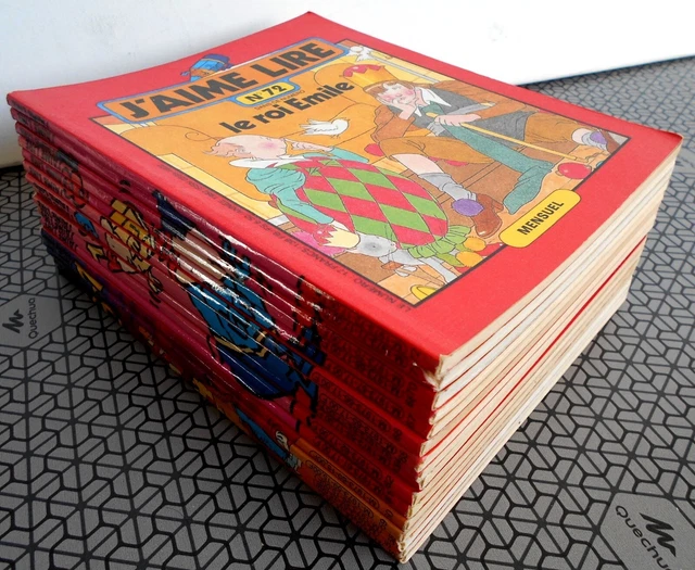 LOT 16 MAGAZINES Mensuel Anciens J'AIME LIRE parmi n° 56 à 72 1981 /