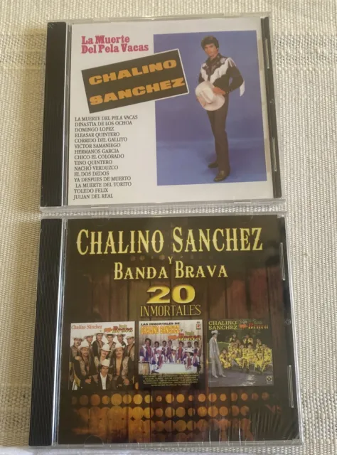Lote De 2 Chalino Sanchez La Muerte Del Pela Vacas & Chalino Y Banda Brava Cd's
