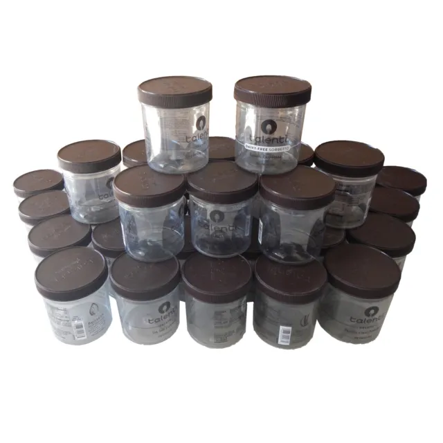 Storage Jars 36 Screw Lid Freezer Approved School Art Project 1-Pt BPA-Free