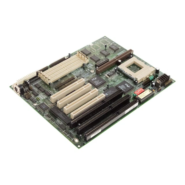 TMC AI5TV 0.10 Mainboard Intel Socket 7 Baby AT 4x PCI 3x ISA FPM/EDO ...