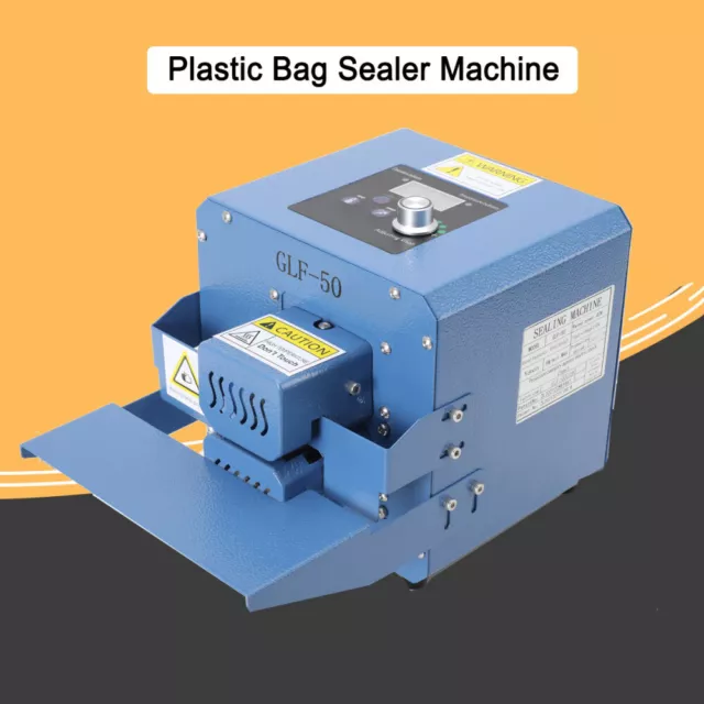 Heat Sealing Machine Auto Continuous Bag Sealer Aluminum Foil Plastic Bag Sealer