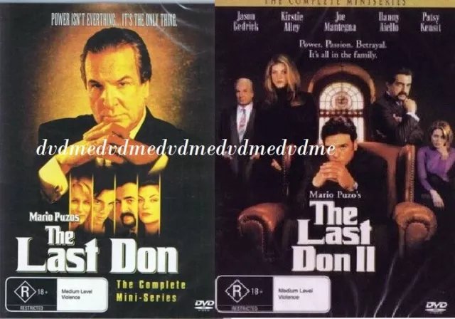 The Last Don Part 1 and II 2 DVD Set New and Sealed Australian Release