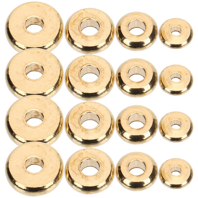 400 Pcs Loose Jewelry Making Beads Disc Gasket Jewels Crafts Earrings