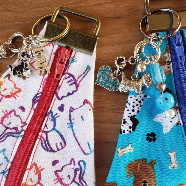 Key Acrylic Plate Cute Triangle Key Fob Pouch Template For Sewing Transparent 9