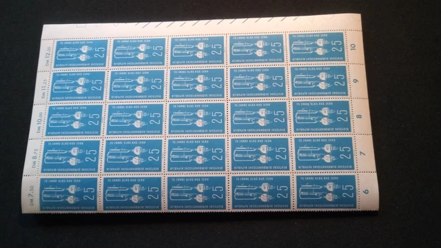DDR 1959 kpl. Bogen Mi 714 Postfrisch siehe Fotos (A 8258) 8