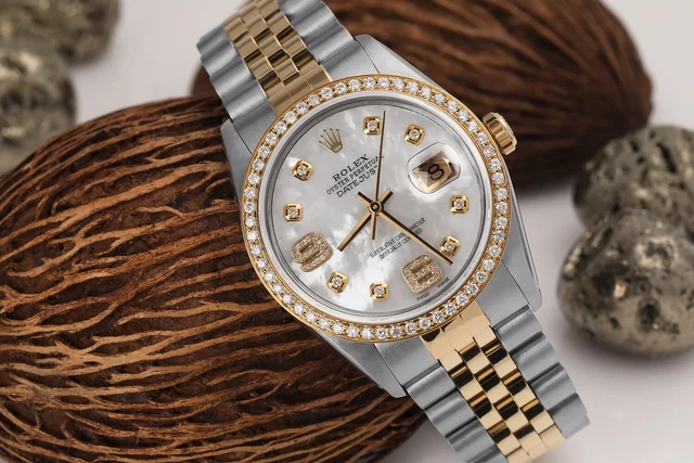 diamond bezel for rolex datejust 36mm