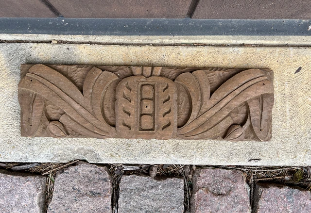 Architectural Antique [English Tudor] One-Sided Oak Carving