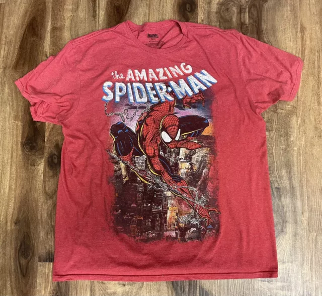 The Amazing Spiderman Graphic T Shirt Sz XL Marvel