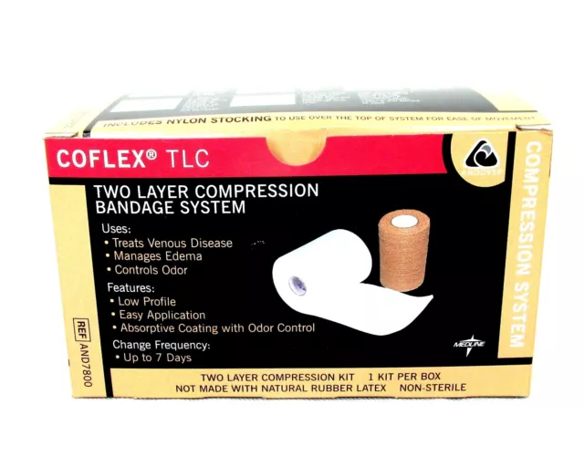 NUEVO Andover Coflex TLC Sistema de Vendaje de Compresión de Dos Capas AND7800