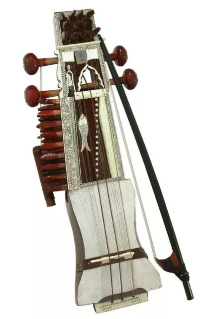 Sarangi - Hand carved Indian Stringed Musical Instrument