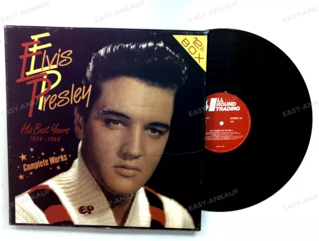 Elvis Presley-His Best Years 1954-1960 - Complete Works Denmark 12LP 1987 .