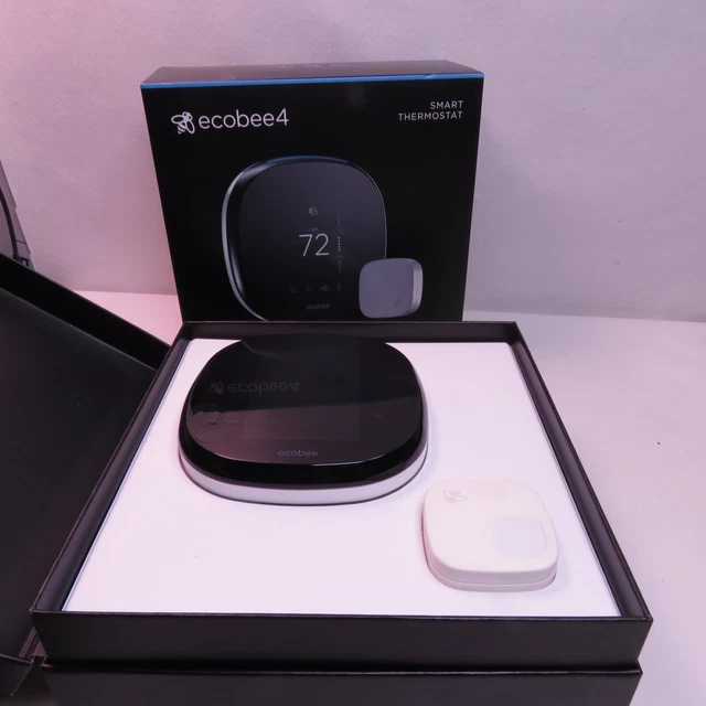 Ecobee4 Smart Thermostat Model: EB-STATE4-01 With Room Sensor & Built-in Alexa