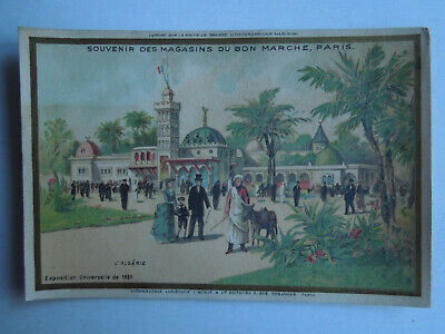 Minot Chasse Afrique Expo Universelle 1889 LOT 12 Chromos Au Bon Marché Imp 