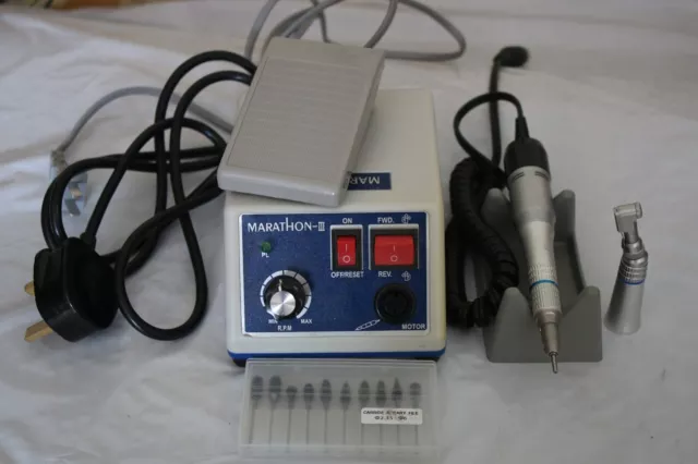 Marathon Dental Lab Micromotor Drill Polish Machine w/ 35K RPM Handpiece 2.35mm