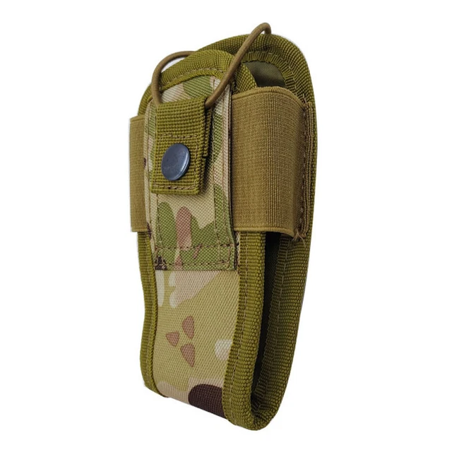 Tactical Radio Walkie Talkie Pouch Military Holder Pack Interphone Holster Bag